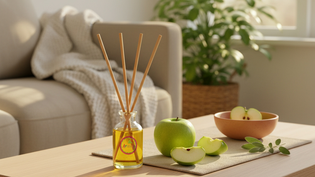 Dónde poner el mikado en casa: guía para el aroma Manzana verde de larga duración