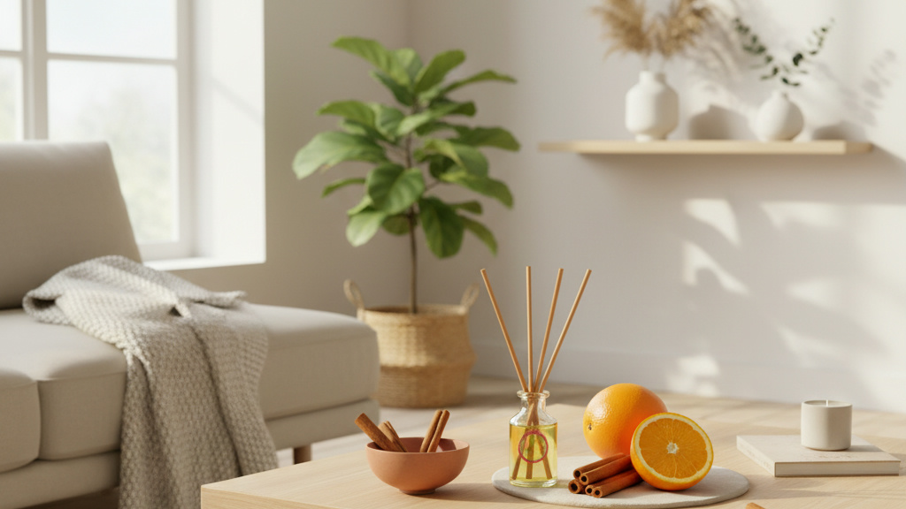 Trucos para que el mikado de Naranja cítrica perfume toda la casa durante semanas